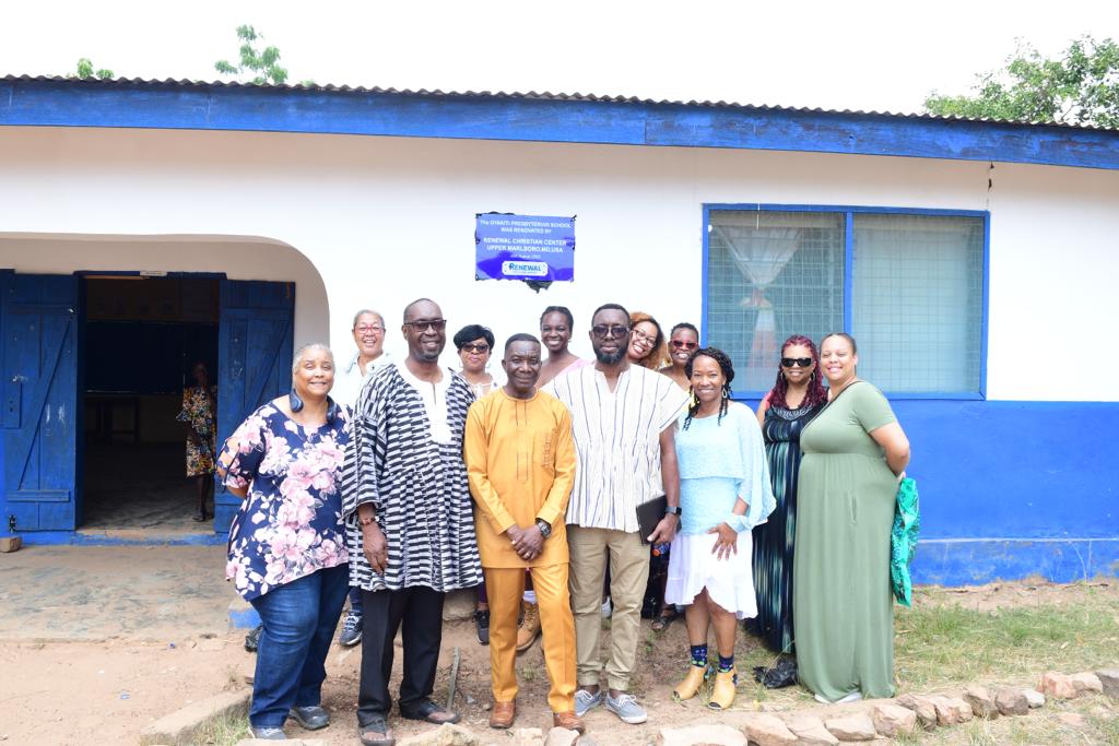 Renewal Christian Center renovates Gyakiti Presbyterian School